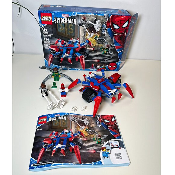 Lego Marvel Spider-Man 76148 Spider-Man vs. Doc Ock – Complete w/Box & Instructi - Picture 3 of 10